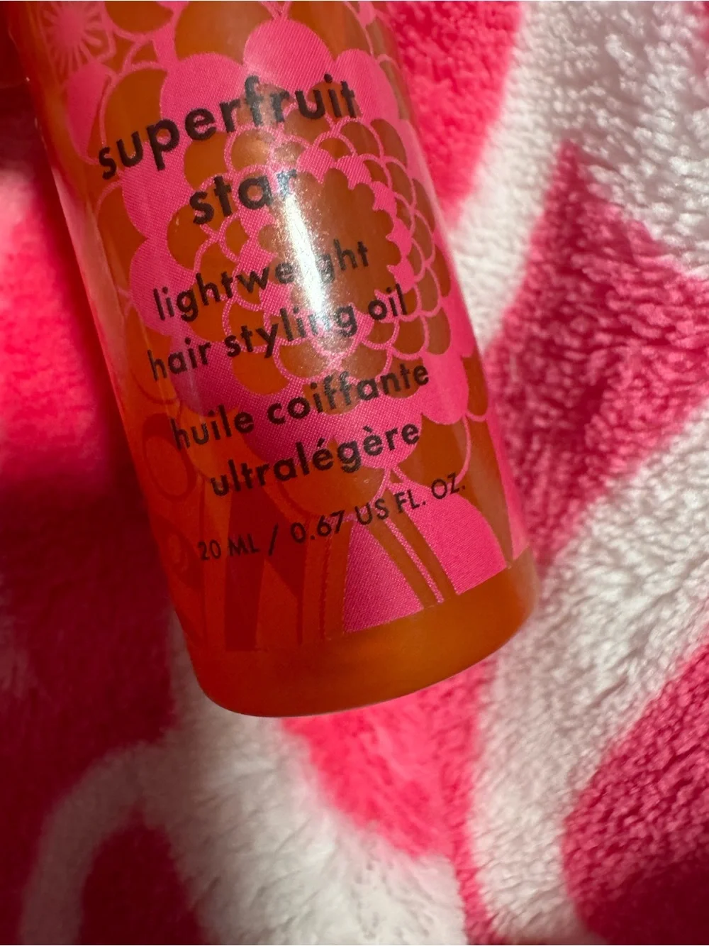 amika Superfruit Star Lightweight Hair Styling Oil - Travel Size New